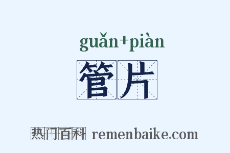 管片是什么意思的图片